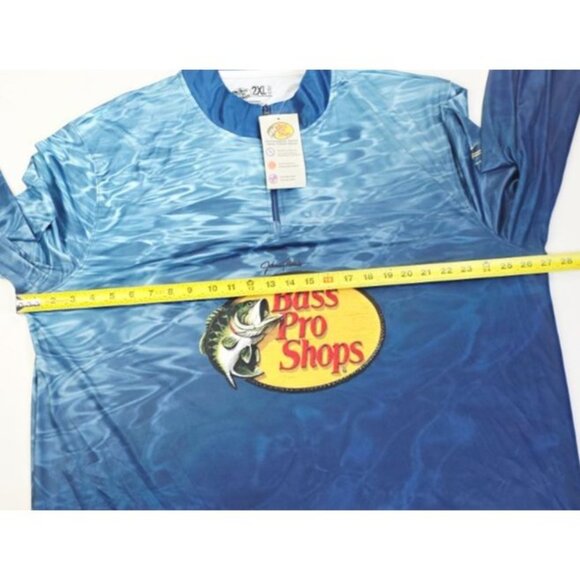 Bass Pro Shop Size 2XL Mens Extreme Performance Series 1/4 Zip Nitro Long Sleeve - Picture 3 of 13